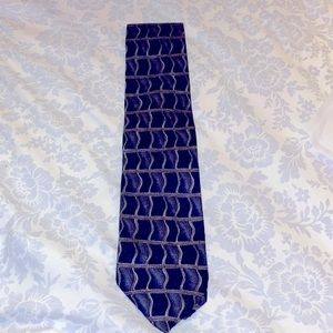 Puritan 2-Tone Navy Blue 100% Silk Tie